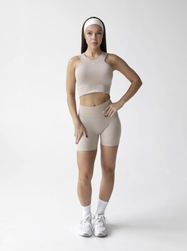 Contour Seamless Crop Vest palaidinė