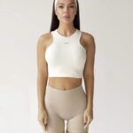 Contour Seamless Crop Vest palaidinė